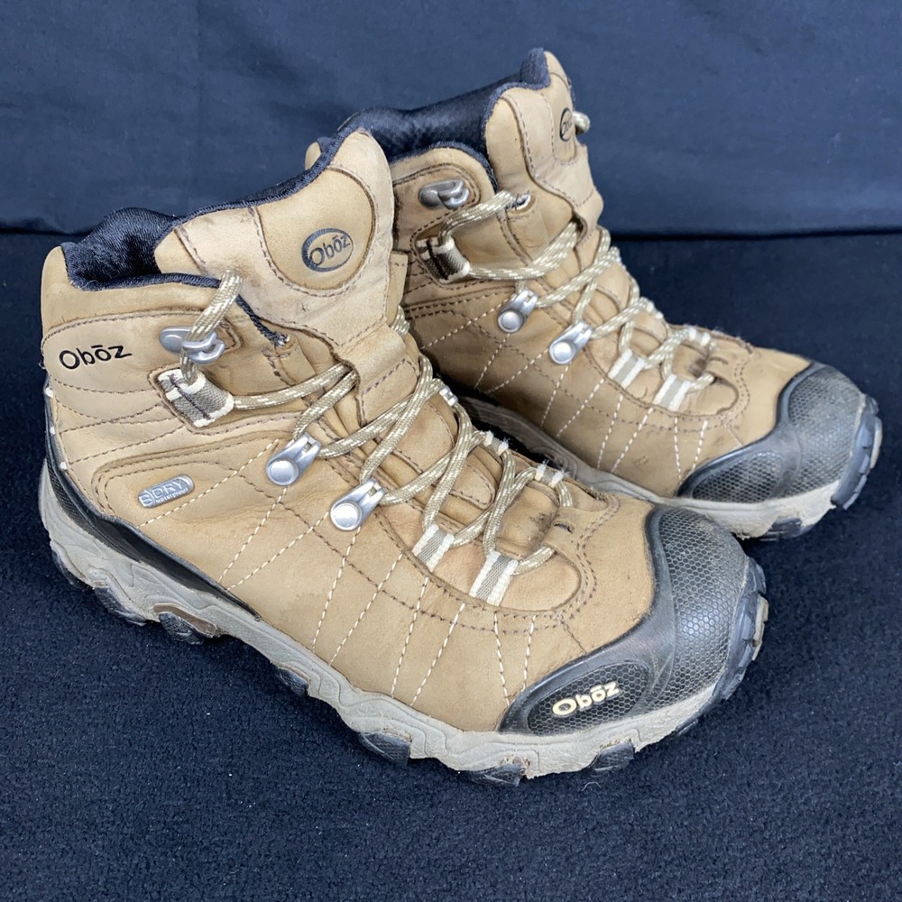 Oboz Women's‎ Bridger Leather Waterproof Hiking Boots Walnut Size 6.5